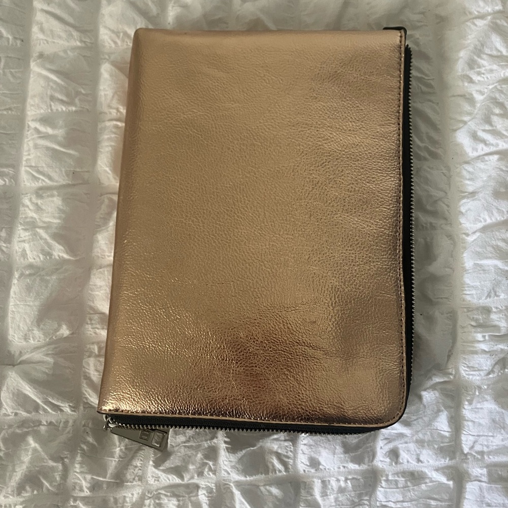 Ivanka Trump Copper Leather Clutch